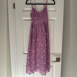 ASTR Lace Midi Dress